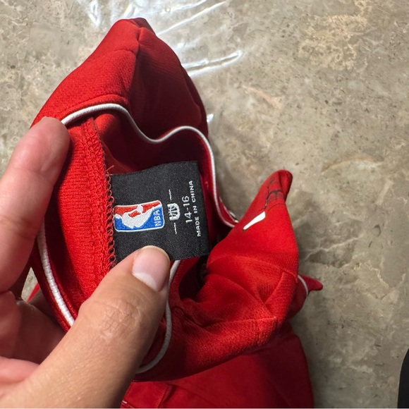 NBA Red Jersey with White Trim - Picture 6 of 6